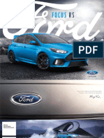 Ford - Focus RS - Brochure - 2016 - 2016