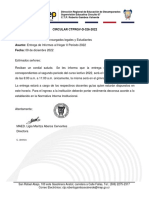 Circular Ctprgv-d-326-2022 Entrega Dinformes Al Hogar II Periodo 2022 Padres