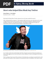 Here's Who Helped Elon Musk Buy Twitter