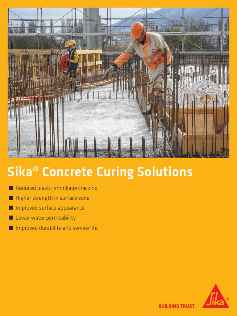Sika® Concrete Curing Solutions Overview | PDF | Concrete | Paint