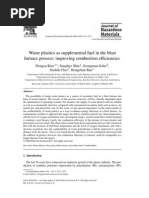 Download Waste Plastics as Supplemental Fuel in the Blast Furnace Process Improving Combustion Efficiencies by katonbf23 SN61715551 doc pdf