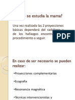 Cómo estudiar la mama con mamografía y otras técnicas