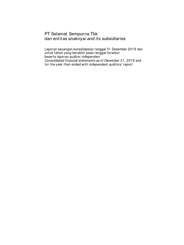 Selamat sempurna tbk billingual des 31 2019 released pdf