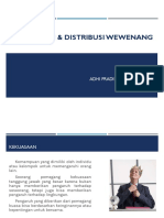 Kekuasaan & Distribusi Wewenang