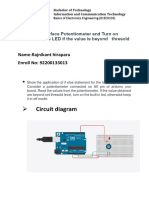 Activity 4 Potentiometer and Turn On The LED If The Value Is Beyond Thresold