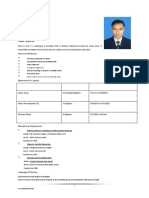 CV of MD - Mehedi Hasan San