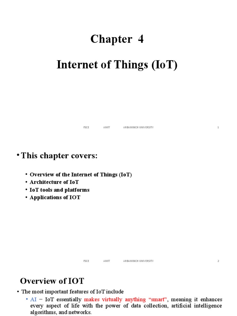 IoT Overview and Architecture Guide | PDF | Internet Of Things | Home ...
