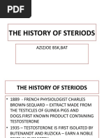 The History of Steriods