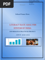 Literacy Rate Analysis Project File