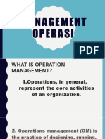 Tugas PPT Management Operasi Pertemuan 1