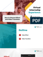 6 - How To Choose Effect and Video Transition