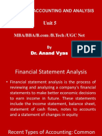 Financial Statement Analysis Techniques