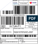 H-TJA-F1 5D: Pengirim: HPC Motor Penerima: Syifa A Yusep