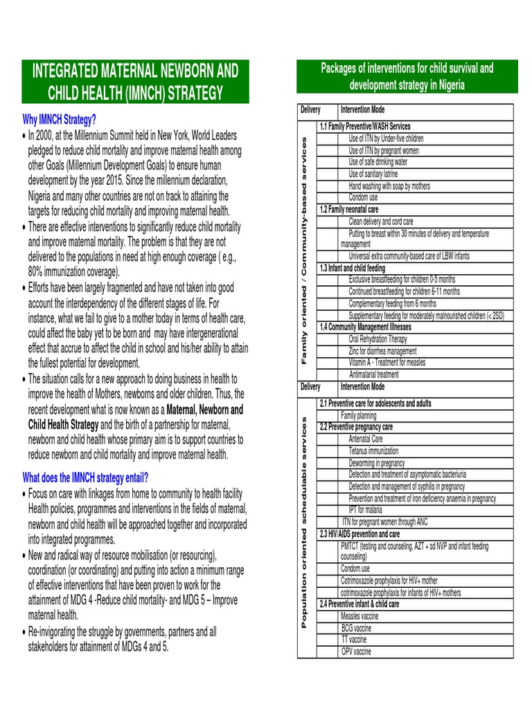 Maternal, Newborn, Child and Adolescent Health and Ageing Department visual data 7