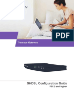 Silo - Tips Thomson Gateway Ethernet DSL 1 Power Internet SHDSL Configuration Guide r82 and Higher