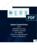 Capstone Corporate Advisors Mumbai Contact Details