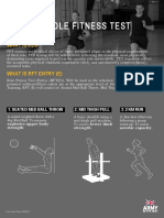 3-Test Fitness Assessment for Soldiers
