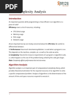 Time Complexity NOtes