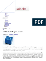 Modulo de 4 Reles Para Arduino