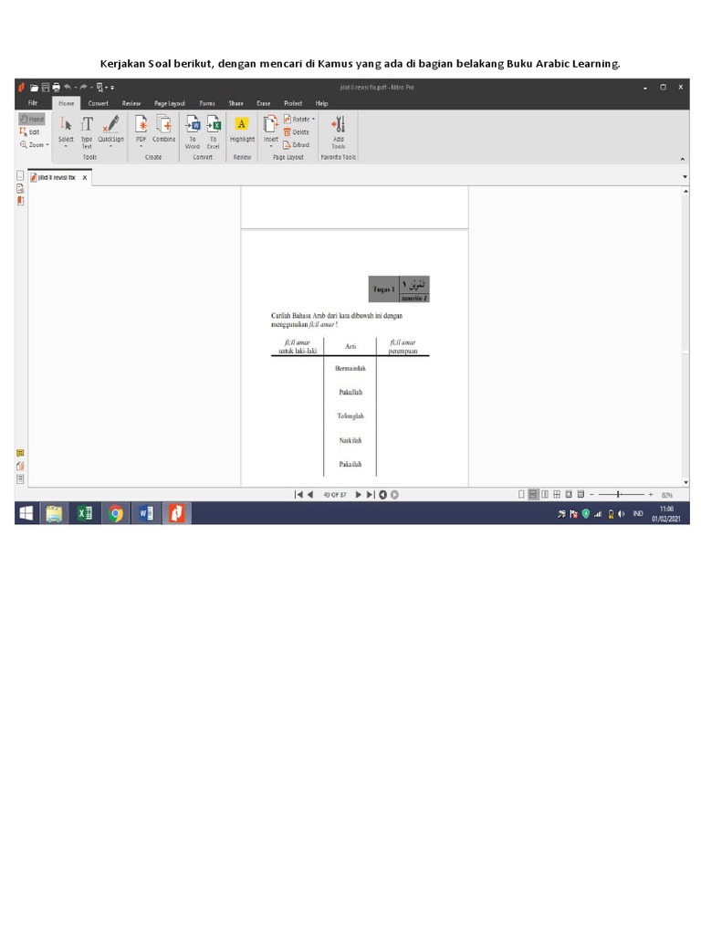 Soal Kata Kerja Perintah | PDF