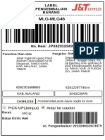 Shipping Label 2212240GDS7DF71