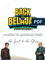 Seminar BTB Form 4 Addmaths MR Ifwat & MR Ghaz 24.05.2022