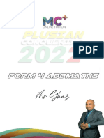 Form 4 Addmaths MR Ghaz 21.04.2022