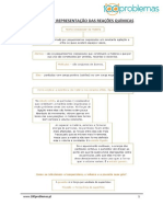 Resumo Geral - Explicação e Representação Das Reações Químicas