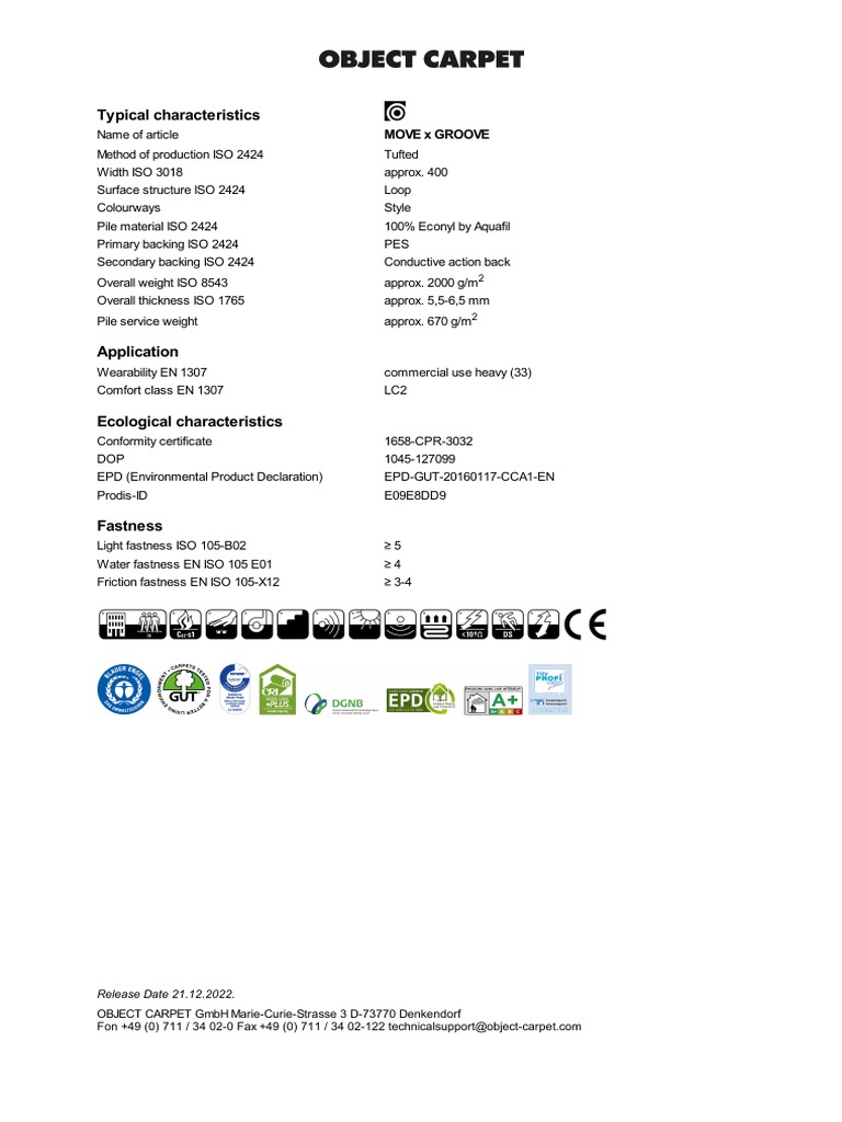 Move - X - Groove en Bahnenware Tech - Sheet 1234567 339120 | PDF