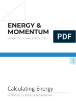 Energy and Momentum Completed Notes