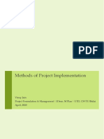 ARTICLE - Project Implementtion Methods