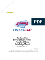 The Solarsheat 1500G/1500Gs/1501Gs - Flush Roof Mount Installation Manual