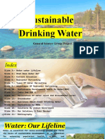 Sustainable Drinking Water