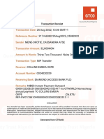GTWorld - Transaction Receipt