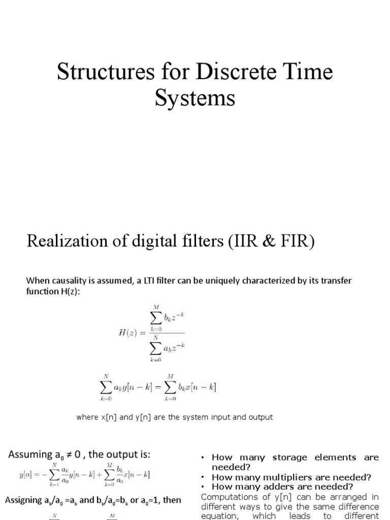 Digital Filter Design Essentials | PDF | Electronics | Systems Theory
