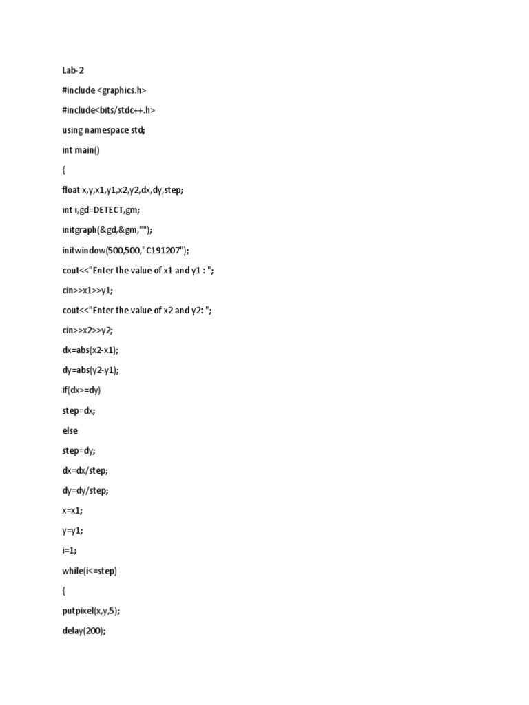 Graphics Lab | PDF | Programming Paradigms | Software Engineering