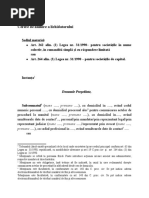 Cerere de numire a lichidatorului