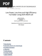 Low Power, Low Area and High Efficiency Full Adder Using XOR-XNOR Cell