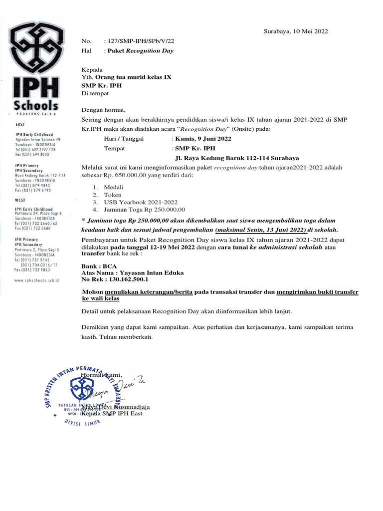 Graduation Fee SMP PDF