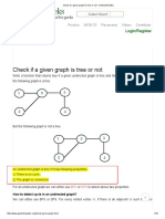 Check If A Given Graph Is Tree or Not - GeeksforGeeks