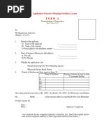 Fertilizer Licence Application Form A1 | PDF | Social Institutions ...