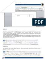 MENGENAL LINGKUNGAN MS WORD 2010