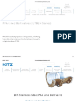 PFA-lined Ball valves (UTBLN Series) _ KITZ