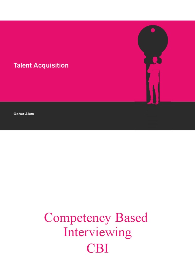 Talent Acquisition - CBI Method | PDF | Competence (Human Resources ...