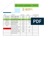 Lista de Tarefas Pendentes Gerencia