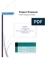 Hostel Management System Project Proposal