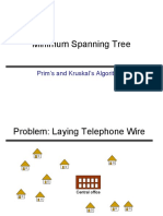 Minimum Spanning Tree: Prim's and Kruskal's Algorithms