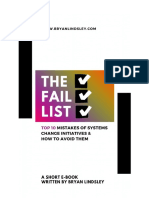 The Fail List by Bryan Lindsley