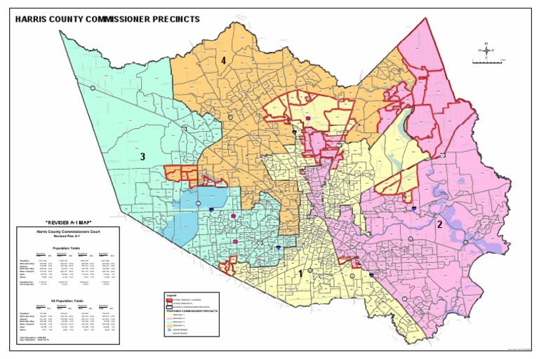 Harris County Revised Commissioner Map | PDF