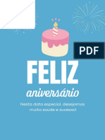 Feliz aniversário desejos saúde sucesso